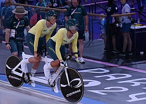 Cycling - Australia's Jessica Gallagher and Caitlin Ward