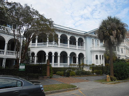 The Col. John A.S. Ashe House at 26 South Battery, Charleston, South Carolina 26 South Battery.JPG