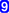 9 blanco, rectángulo redondeado azul.svg