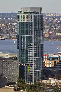 <span class="mw-page-title-main">AMLI Arc</span> Skyscraper and mixed-use building complex in Seattle, Washington