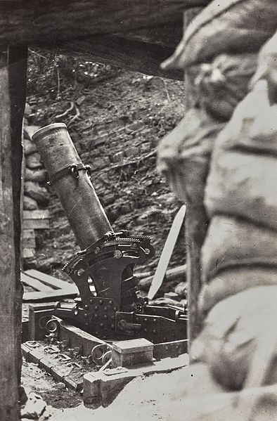 File:A bombard used on the Italian-Austrian front 1916.jpg