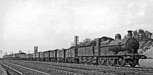 Mineral goods train hauled by a single six-coupled LMS steam locomotive. Adwick Upon Dearne up mineral at Wath Road Junction geograph-2787809-by-Ben-Brooksbank.jpg