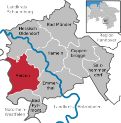 Aerzen – Mappa