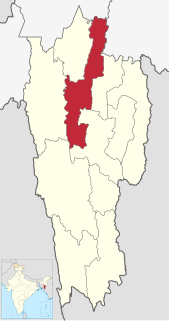 Aizawl district District of Mizoram in India