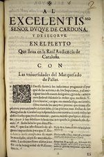 Thumbnail for File:Al Excelentismo. Señor Duque de Cardona y Segorve en el pleyto que lleua en la Real Audiencia de Cataluña con las vniuersidades del Marquesado de Pallas (IA A10911616).pdf