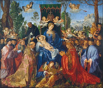 Albrecht Dürer - Festa delle ghirlande di rose - Google Art Project.jpg
