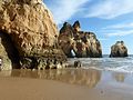 Praia de Alvor, Alvor, Algarve, Portugal.