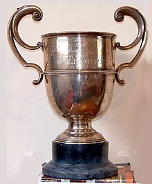 Winners are presented with various decorations, usually belts, medals, cups, and miniature gloves. Amateur Boxing Association Cup.jpg