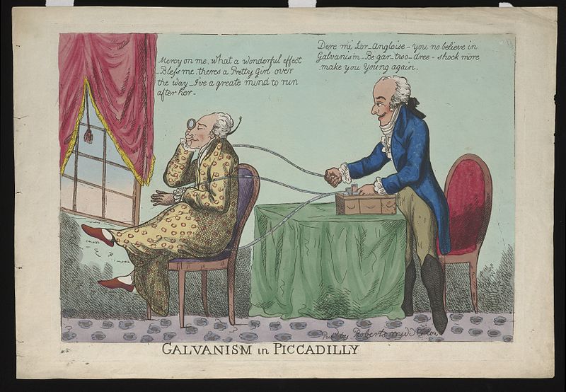 File:An affluent man receiving galvanic electric therapy from a Wellcome L0051649.jpg