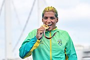 Ana Marcela Cunha e seu ouro na maratona aquática