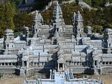 Макет Ангкор-Вата в парке миниатюр на курорте Кинугава-Онсэн (Никко, Япония)
