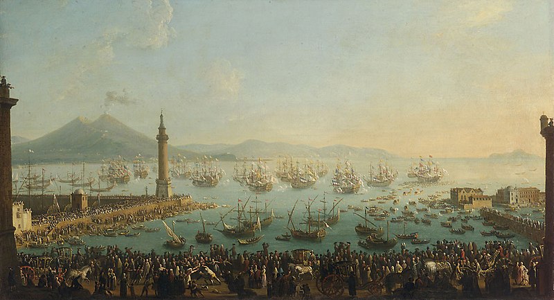 File:Antonio Joli - Hafen von Neapel mit Abfahrt Karls III. nach Spanien (1759) - GG 8621 - Kunsthistorisches Museum.jpg