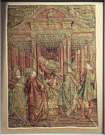 Antonio del pollaiolo (dessin), zacharias expulsé du temple, 1466-88.JPG