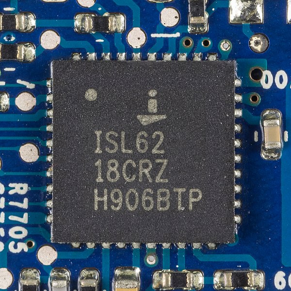 File:Apple TV, 1st generation - mainboard - Intersil ISL6218CRZ-4150.jpg