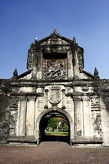 Fort Santiago in Manila, built to defend the city from external attacks