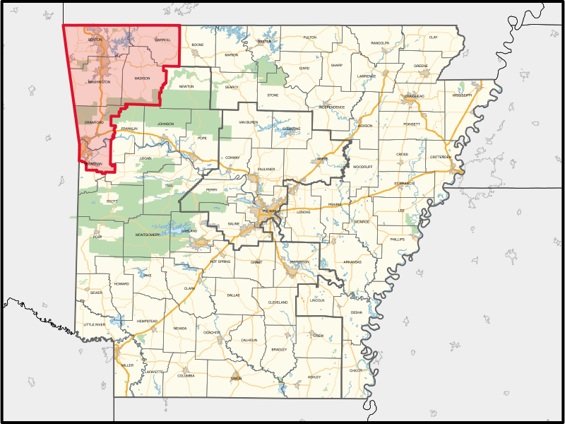 File:Arkansas's 3rd congressional district (since 2023).svg