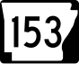 Highway 153 marker