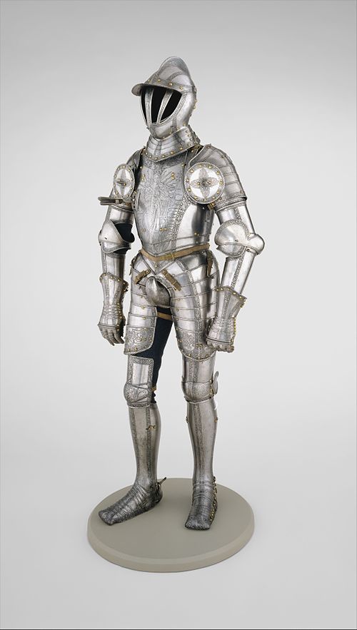 Armor of Ferdinand I, Holy Roman Emperor, created when he was still King of the Romans in 1549.