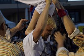 Assaig i taller a la Universitat Jaume I (setmana de benvinguda, octubre de 2014)