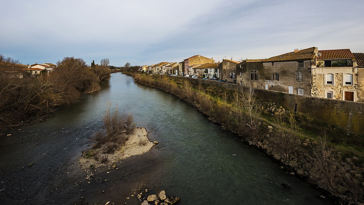 Aude River in Coursan.jpg