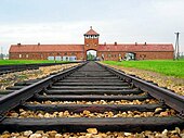 Voie ferrée principale à Auschwitz