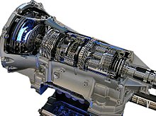 Cutaway view of a 2007 Toyota AA80E hydraulic automatic Automatic transmission cut.jpg