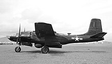 B-26C in night intruder camouflage B-26C-56-DT 44-35992 (5409234257).jpg