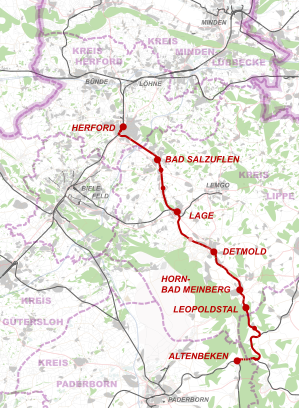 Odcinek linii kolejowej Herford – Himmighausen