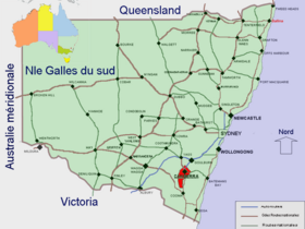Localisation de Ballina (Australie)
