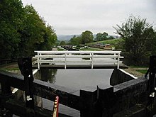 Canal lock at Bank Newton Bank Newton locks.jpg