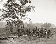 Battle of Antietam, 1862, burial crew of Union soldiers