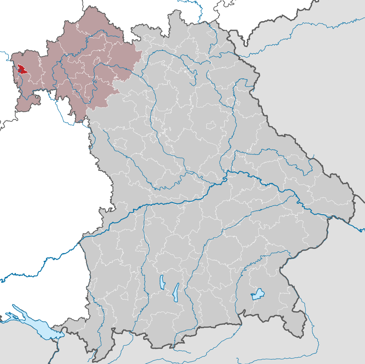 stadtteile aschaffenburg karte Aschaffenburg Wikipedia stadtteile aschaffenburg karte