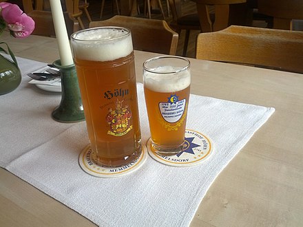 Beers at the Hohn brewery. Bierhoehn.jpg