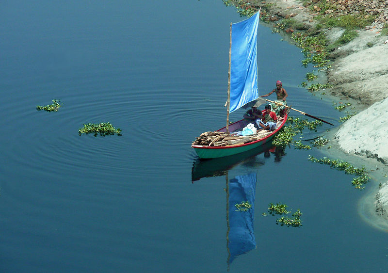 File:Blue sail boat Bangladesh.jpg