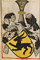 Bodmann-Wappen aus dem Scheiblerschen Wappenbuch (eigentlich Mayr von Windeck)