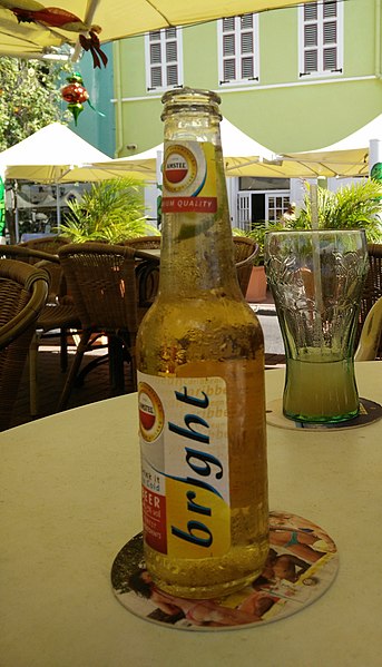 File:Bottle of Amstel Bright.jpg