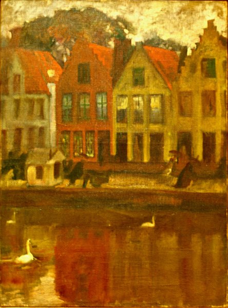 File:Bruges Belgium (c.1909) - Adriano de Sousa Lopes (1879-1944) (48911298262).jpg