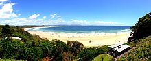 Byron Bay viewed from the Cape Byron walking track Bryon Bay NSW.jpg