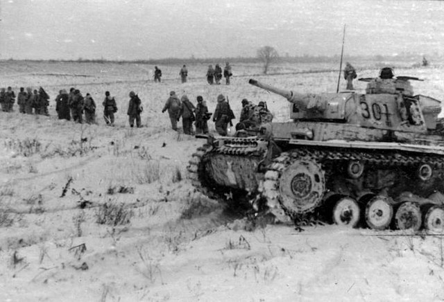German Panzer III in the Southern Soviet Union in December 1942