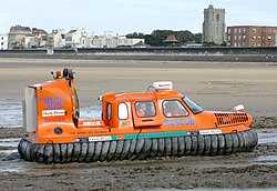 Burnham rescue hovercraft, Somerset, England arp.jpg
