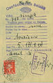 5Fr, used 1931 on passport in Warsaw consulate