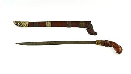 A badik or badek is a knife or dagger developed by the Bugis and Makassar people of southern Sulawesi, Indonesia.