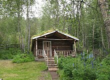 Cabin of Robert Service in Dawson City, Yukon