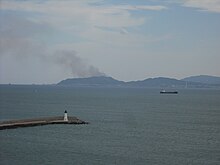 Fire in Cagliari, Sardinia Cagliari wildfire 2.JPG