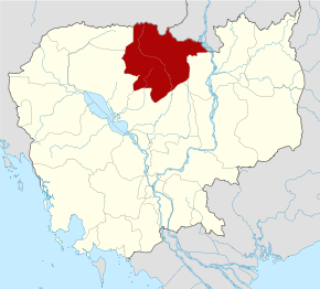 Kart over Preah Vihear