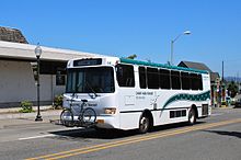 A CAT bus in Oregon City, departing for Canby in 2011 Canby Area Transit bus 14 in Oregon City.jpg