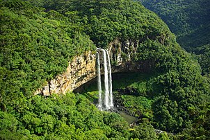 Cataracte du Parque do Caracol à Canela dans la serra Gaúcha (Rio Grande do Sul, Brésil). (définition réelle 3 872 × 2 592)