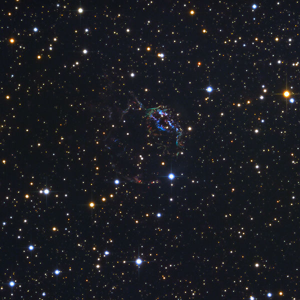 Cassiopeia A seen by the 24-inch Ritchey-Chrétien reflector at the Mount Lemmon Observatory