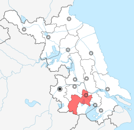 Lokasyun ning sakup ning Lakanbalen ning Changzhou City king Jiangsu