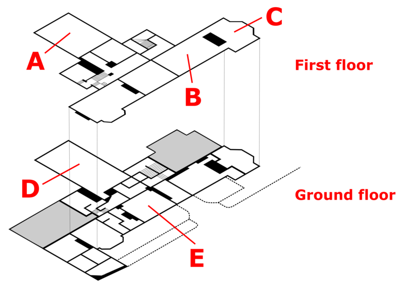 File:Chartwell House Floorplan - labelled.png